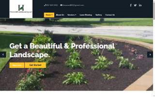Hawcreek Landscaping website