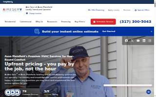 Aire Serv of Avon-Plainfield website