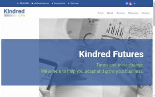 Kindred CPA, LLC website