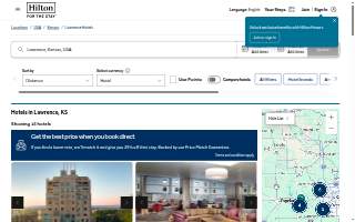 DoubleTree by Hilton Hotel Lawrence website