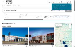 Hampton Inn Hutchinson website
