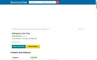 Fatheads Irish Pub website