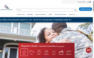 Armed Forces Insurance website