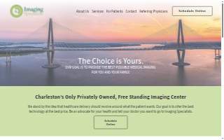 Imaging Specialists of Charleston website