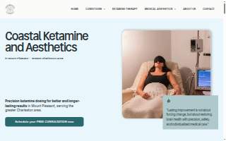Coastal Ketamine & Aesthetics website