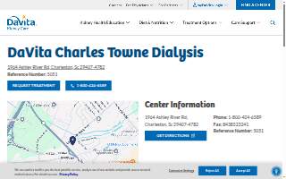 DaVita Charles Towne Dialysis website