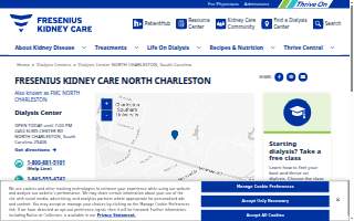 Fresenius Kidney Care North Charleston website
