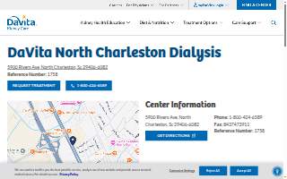 DaVita North Charleston Dialysis website