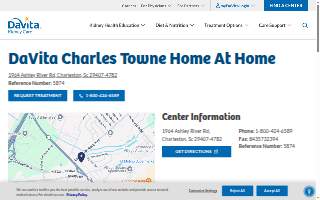 DaVita Charles Towne Home At Home website