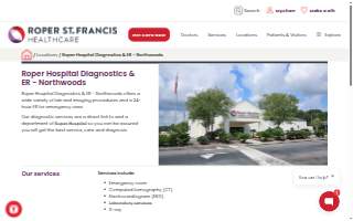 Roper Hospital Diagnostics & ER - Northwoods website