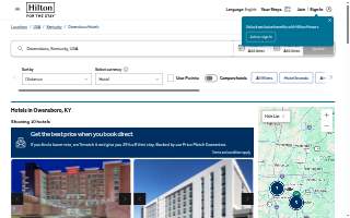 Hampton Inn Owensboro South website