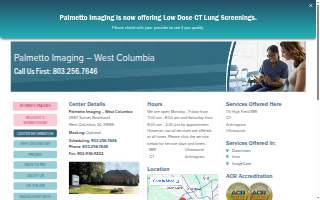Palmetto Imaging - West Columbia website