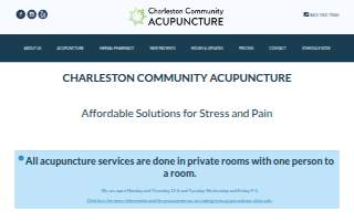 Charleston Community Acupuncture website