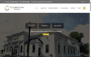 Cunningham Dental website