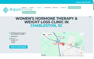 Aqua Vitae - North Charleston, SC - Hormone Therapy & Weight Loss Clinic website