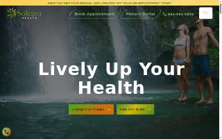 Solcara Health of Charleston website