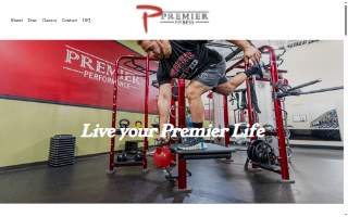 Premier Fitness website