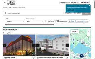 DoubleTree by Hilton Hotel New Orleans Airport of Metairie website