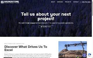 Grindstone Construction website