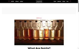 Spirits Food & Friends website