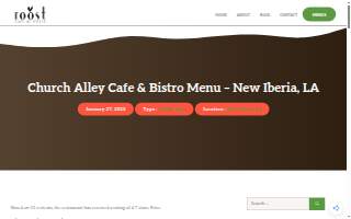Church Alley Cafe & Bistro website