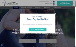Lagniappe Animal Health website