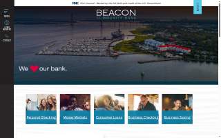 Beacon Community Bank of Charleston website