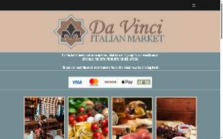 Da Vinci Italian Market of Calabash website