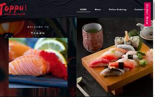 Sushi Catering website