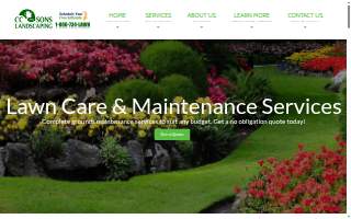 CC Sons Landscaping website
