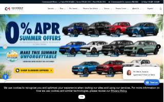 Commonwealth Motors website