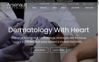 Arsenault Chiropractic Center website