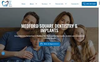 Medford Square Dentistry & Implants website