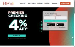 REV Federal Credit Union of Goose Creek website