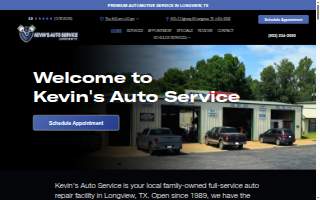 Kevin's Auto Service website