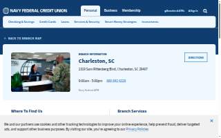 Navy Federal Credit Union of Charleston website