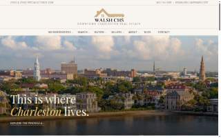 Brian Walsh | Downtown Charleston Realtor website