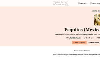 Esquite: Mexican Street Food website
