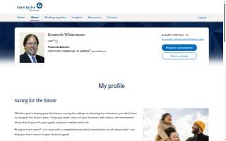 Kenneth Whitestone - Financial Advisor, Ameriprise Financial Services, LLC website