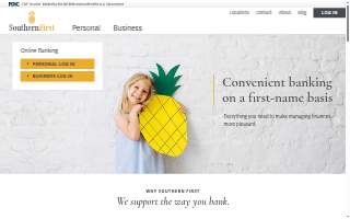 Southern First Bank of Cayce website