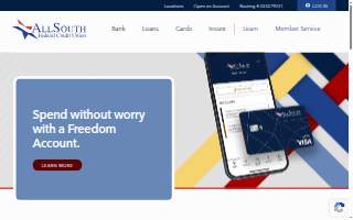 AllSouth Federal Credit Union of Irmo website