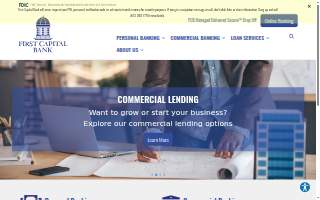 First Capital Bank of Summerville website