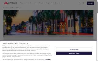 Cushman & Wakefield - Commercial Real Estate Services of Charleston website