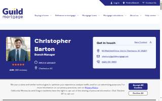 Guild Mortgage - Christopher Barton website
