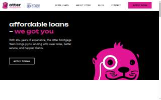 Otter Mortgage Team powered by Edge Home Finance website