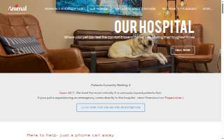 Animal Emergency Hospital website