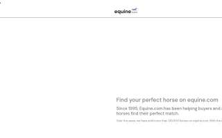 Equine Veterinary Care website