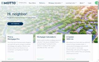 Motto Mortgage Thrives website
