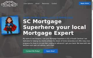 SC Mortgage Superhero - Lisa Simpson website