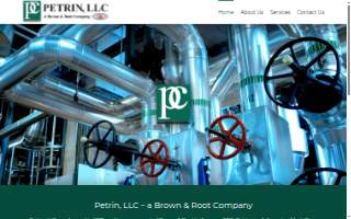 Petrin plumbing & Remodels website